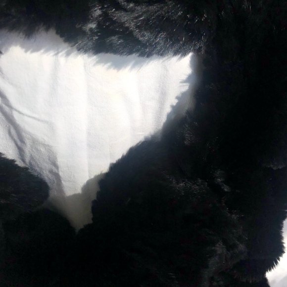 Fur Black Scarf - Picture 4 of 5